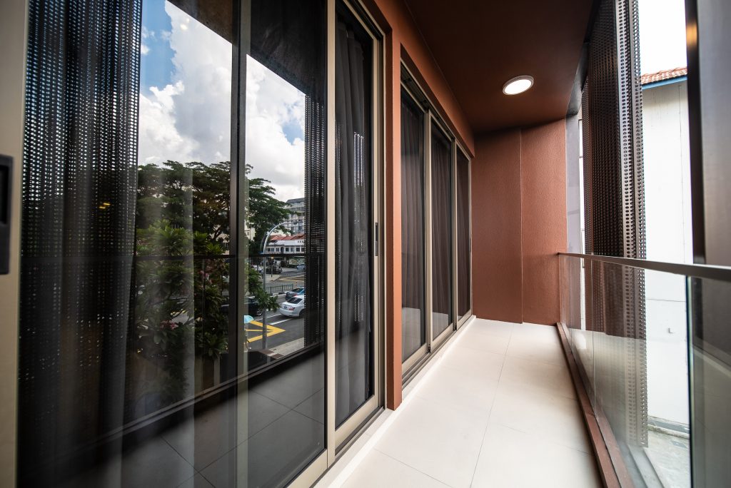Narrow Rectangular Small Balcony Singapore