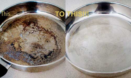 03 Use baking soda to clean dirty dishes