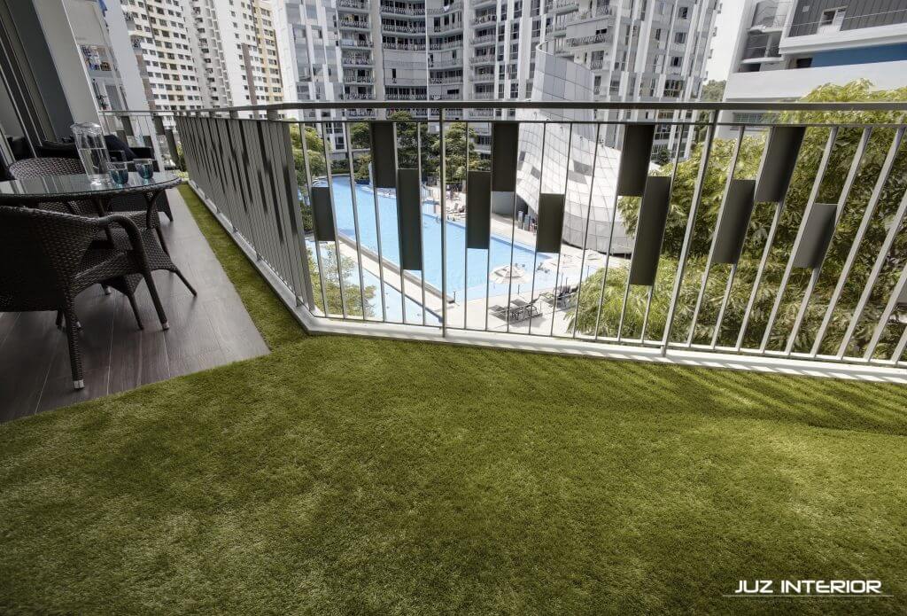 small balcony condo ideas for fake carpet grass