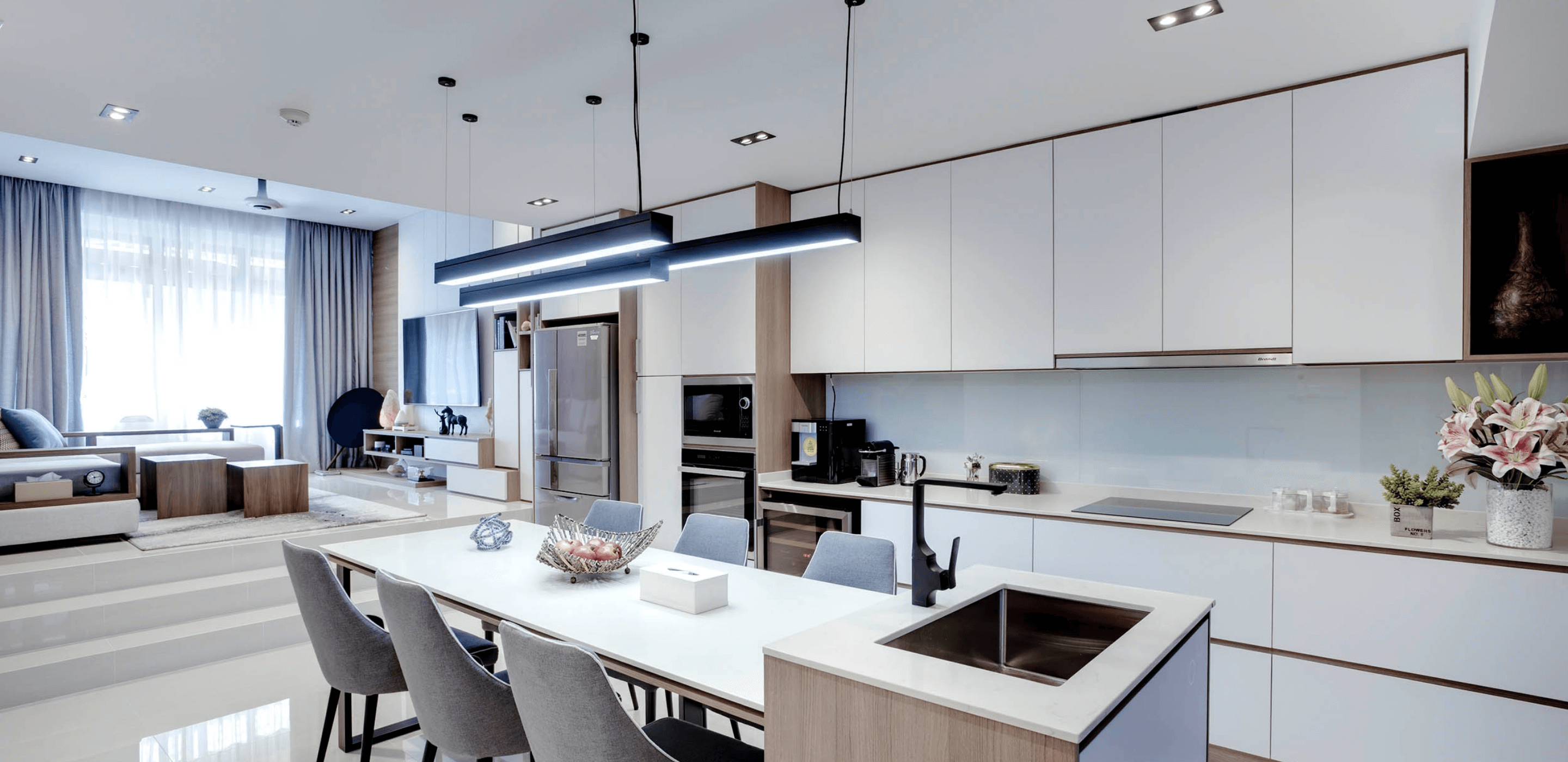 Open Concept Kitchen Landed Property Singapore