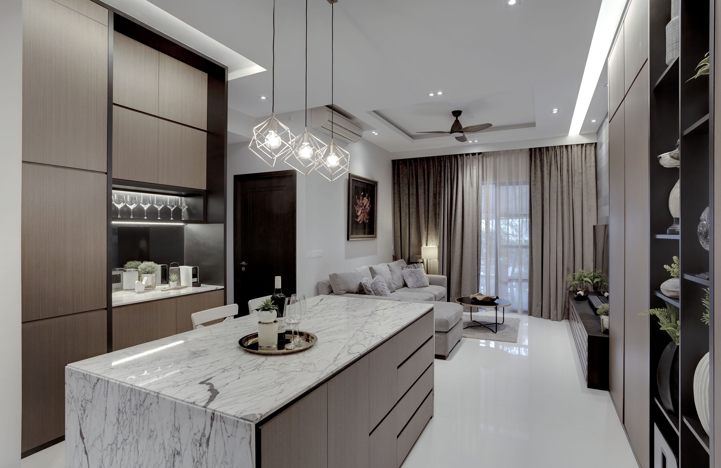 Kitchen Cabinet Design for Singapore DJ Couple Juz Interior
