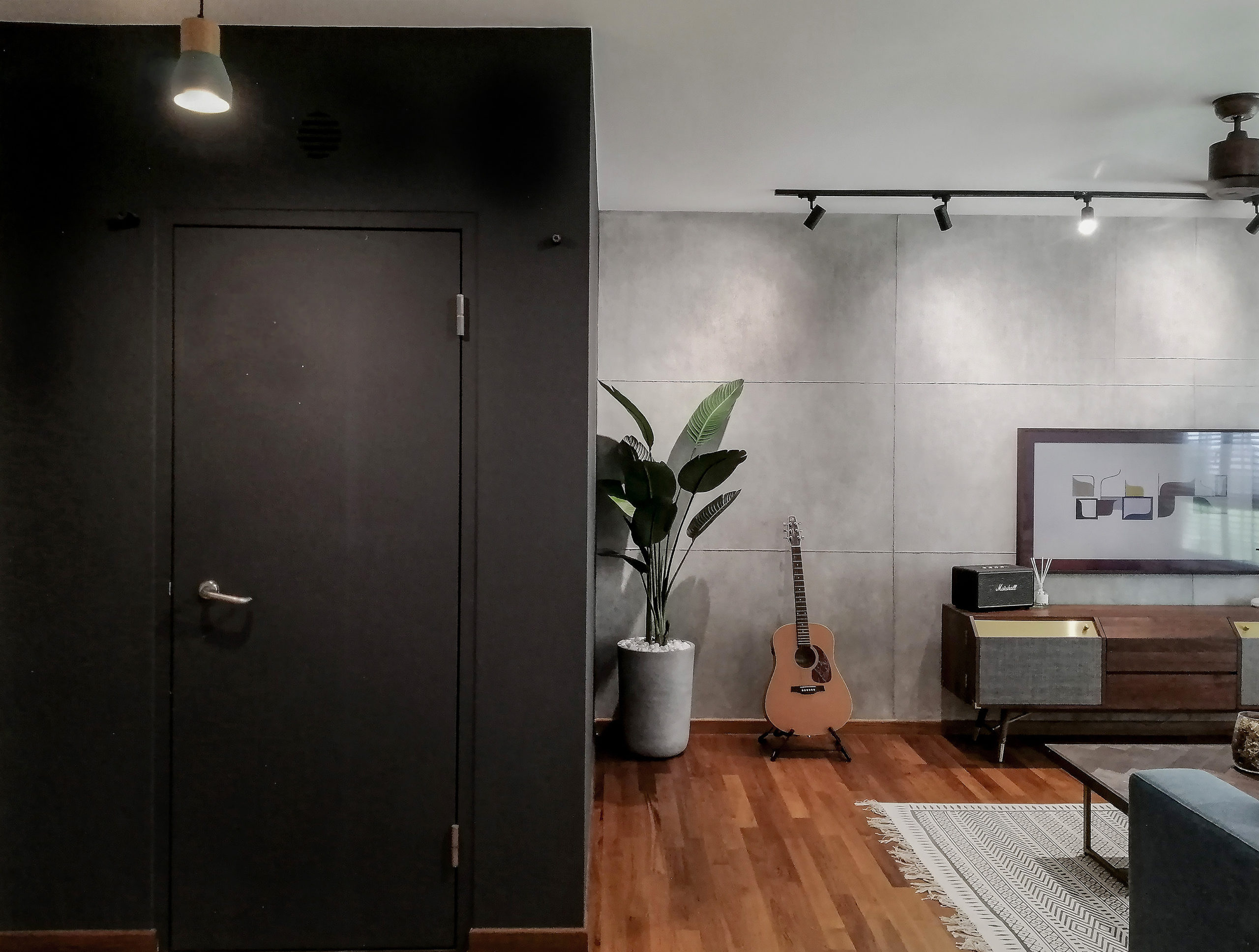Modern Industrial Loft Living Room HDB_Juz Interior_GreenRidges