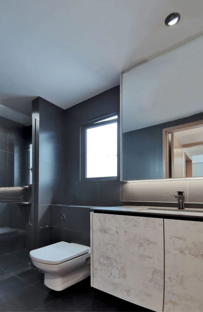 Meadows@Pierce Simple Modern Resale Condo Interior Design for Toilet