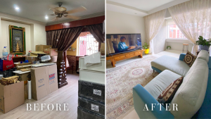 before and after tampines 311 HDB Resale makeover