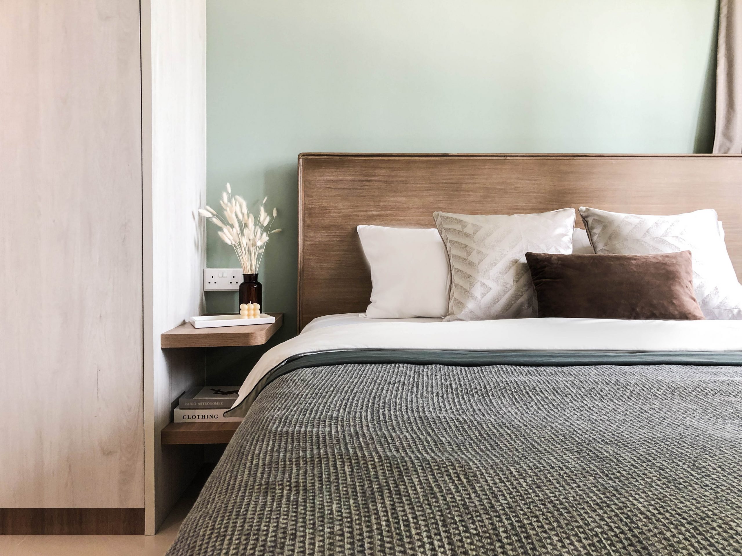 Modern Luxury Home Styling Service Master Bedroom HDB
