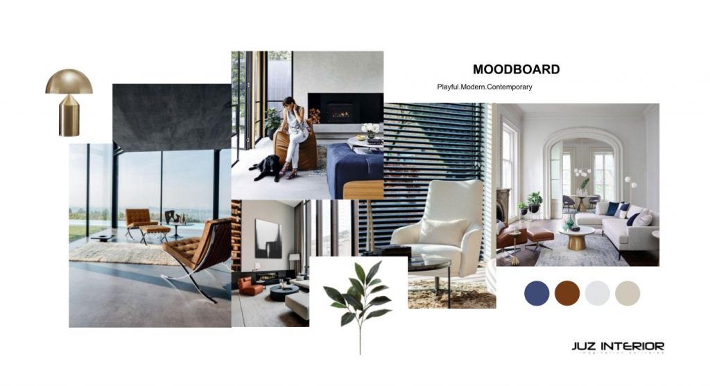 Moodboard for Home Interior Styling and Decorating in Singapore Condo