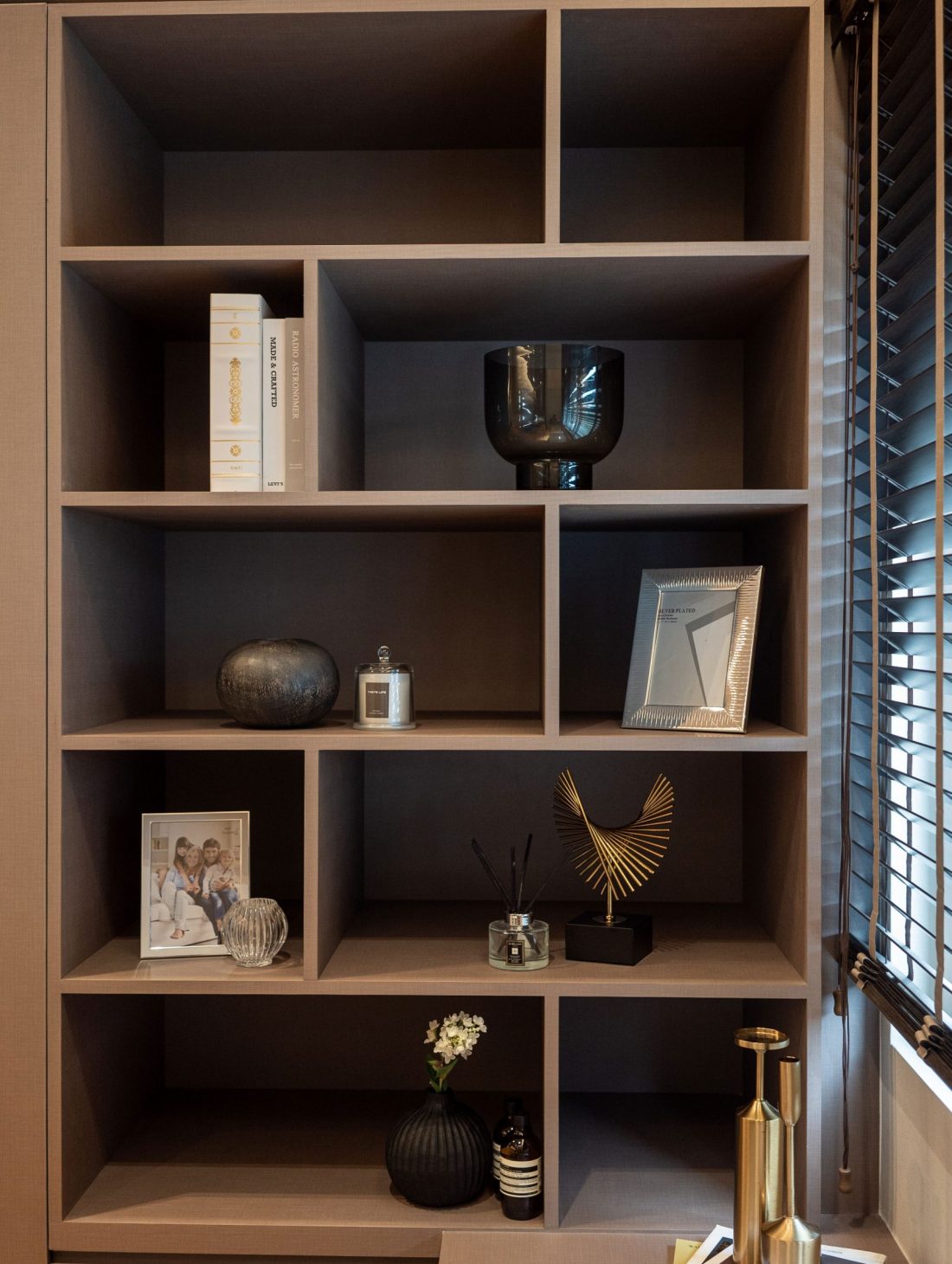 custom built display shelf shelfie home styling and decoration services in singapore